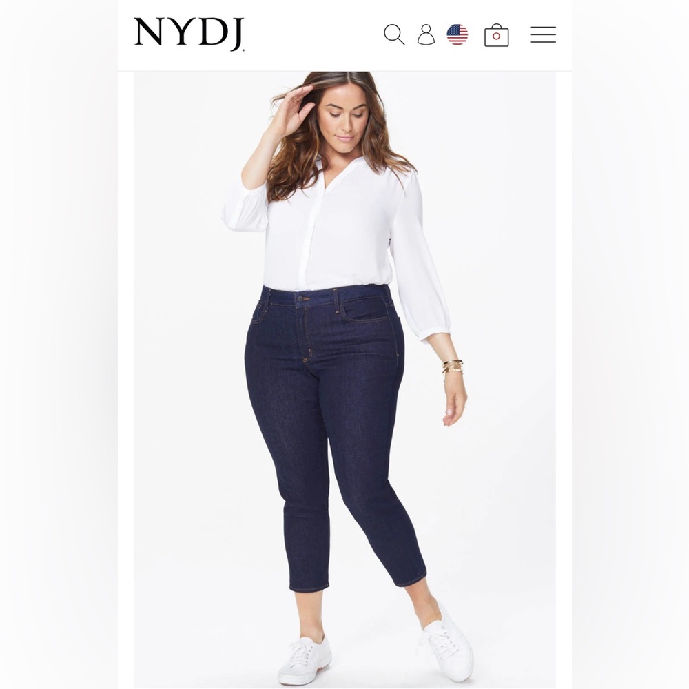 NYDJ Alina Ankle Hem Jeans 16W
